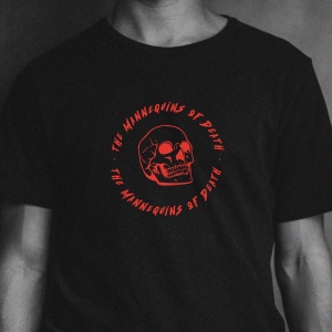 The Mannequins Of Death - T-Shirt Black, Skull Xl i gruppen MERCHANDISE / T-shirt / Pop-Rock hos Bengans Skivbutik AB (5512680)