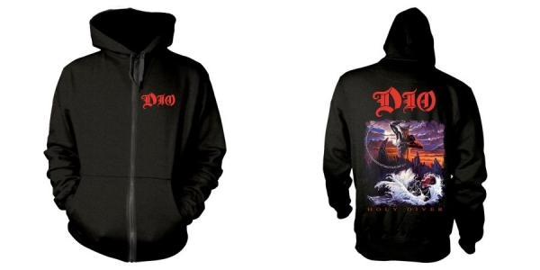 Dio - Zip-Hood - Holy Diver (S) i gruppen MERCH / Kläder / Hoodies hos Bengans Skivbutik AB (5513159)
