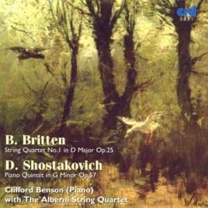 Britten / Shostakovich - String Quartet In D Op.25 / Piano Q i gruppen MUSIK / CD-R / Klassiskt hos Bengans Skivbutik AB (5513485)