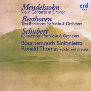 Beethoven / Mendelssohn / Schubert - Romances / Violin Concerto / Konzer i gruppen MUSIK / CD-R / Klassiskt hos Bengans Skivbutik AB (5513501)