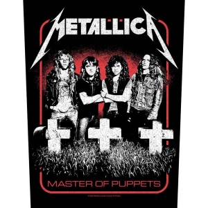 Metallica - Master Of Puppets Band Back Patch i gruppen MERCHANDISE / Accessoarer / Hårdrock hos Bengans Skivbutik AB (5513761)