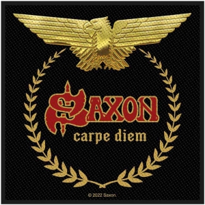Saxon - Carpe Diem Standard Patch i gruppen MERCHANDISE / Tygmärke / Hårdrock hos Bengans Skivbutik AB (5513954)