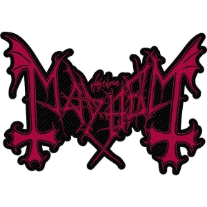 Mayhem - Logo Cut Out Standard Patch i gruppen MERCHANDISE / Accessoarer / Hårdrock hos Bengans Skivbutik AB (5513957)