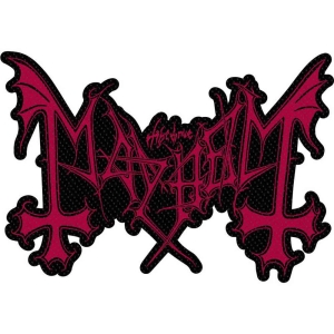 Mayhem - Logo Cut Out Standard Patch i gruppen MERCHANDISE / Tygmärke / Hårdrock hos Bengans Skivbutik AB (5513957)