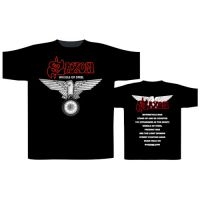 Saxon - T/S Wheels Of Steel (Xxl) i gruppen MERCHANDISE / T-shirt / Hårdrock hos Bengans Skivbutik AB (5514041)
