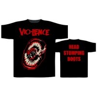 Vio-Lence - T/S Head Stomping Boots (M) i gruppen MERCHANDISE / T-shirt / Hårdrock hos Bengans Skivbutik AB (5514070)