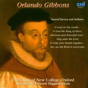 Gibbons Orlando - Second Service & Anthems i gruppen MUSIK / CD-R / Klassiskt hos Bengans Skivbutik AB (5514220)