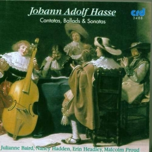 Hasse J A - Cantatas, Ballads & Sonatas i gruppen MUSIK / CD-R / Klassiskt hos Bengans Skivbutik AB (5514253)
