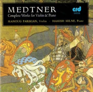 Medtner Nikolai - Complete Works For Violin & Piano i gruppen MUSIK / CD-R / Klassiskt hos Bengans Skivbutik AB (5514258)