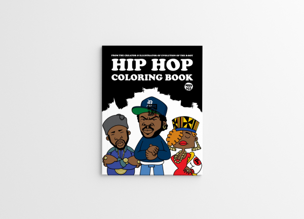 Mark 563 - Hip Hop Coloring Book i gruppen ÖVRIGT / Övrigt / aub hos Bengans Skivbutik AB (5514391)