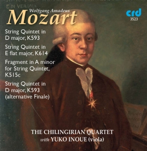 Mozart W A - String Quintets K593 & K614 i gruppen MUSIK / CD-R / Klassiskt hos Bengans Skivbutik AB (5514520)