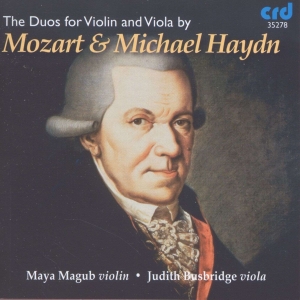 W A Mozart & Michael Haydn - Duos For Violin & Viola i gruppen ÖVRIGT / Övrigt / Klassiskt hos Bengans Skivbutik AB (5514524)