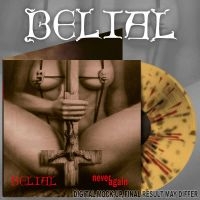 Belial - Never Again (Splatter Vinyl Lp) i gruppen VI TIPSAR / Fredagsreleaser / Fredag Den 23:e Februari 2024 hos Bengans Skivbutik AB (5515115)