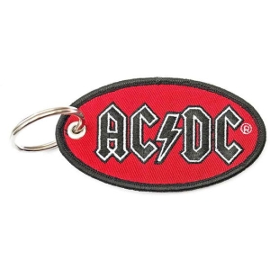 Ac/Dc  - Keychain: Oval Logo (Double Sided) i gruppen MERCHANDISE / Nyckelring / Hårdrock hos Bengans Skivbutik AB (5516008)