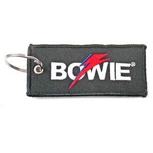 David Bowie  - Keychain: Flash Logo (Double Sided) i gruppen MERCHANDISE / Merch / Pop-Rock hos Bengans Skivbutik AB (5516009)