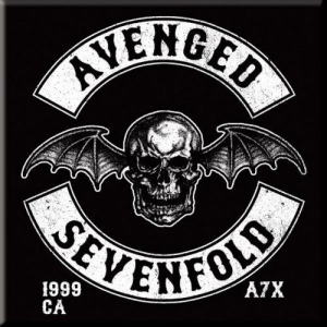 Avenged Sevenfold - Fridge Magnet: Death Bat Crest i gruppen MERCHANDISE / Merch / Hårdrock hos Bengans Skivbutik AB (5516012)