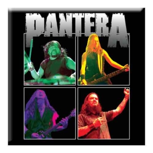 Pantera  - Fridge Magnet: Band Photo i gruppen MERCHANDISE / Magnet / Hårdrock hos Bengans Skivbutik AB (5516013)