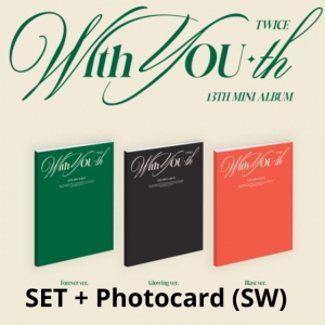 Twice - With you-th Set Ver. + Photocard (SW) i gruppen Minishops / K-Pop Minishops / Twice hos Bengans Skivbutik AB (5516018)