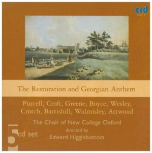 The Choir Of New College Oxford Ed - The Restoration & Georgian Anthem i gruppen ÖVRIGT / Övrigt / Klassiskt hos Bengans Skivbutik AB (5516055)