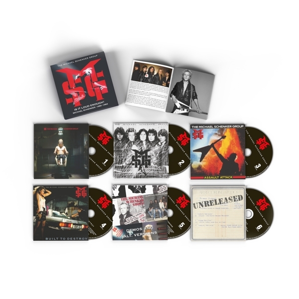 Michael Schenker Group - Is It Loud Enough? Michael Schenker 1980-1983 i gruppen CD / Toppsäljare hos Bengans Skivbutik AB (5516446)
