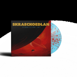 Skraeckoedlan - The Vermillion Sky (Ltd Blue Vinyl with Red Splatter) i gruppen VI TIPSAR / Fredagsreleaser / Fredag Den 29:e Mars 2024 hos Bengans Skivbutik AB (5516787)