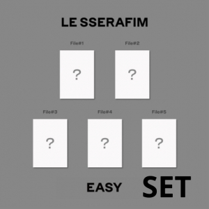 Le Sserafim - Easy SET (Compact Ver.) + Weverse Gift i gruppen Minishops / K-Pop Minishops / LE SSERAFIM hos Bengans Skivbutik AB (5516808)