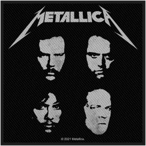 Metallica - Black Album 2021 Standard Patch i gruppen MERCHANDISE / Tygmärke / Hårdrock hos Bengans Skivbutik AB (5516827)