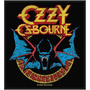 Ozzy Osbourne - Bat Standard Patch i gruppen MERCHANDISE / Tygmärke / Hårdrock hos Bengans Skivbutik AB (5516830)