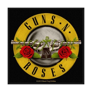 Guns N Roses - Bullet Logo Retail Packaged Patch i gruppen MERCHANDISE / Tygmärke / Hårdrock hos Bengans Skivbutik AB (5516838)