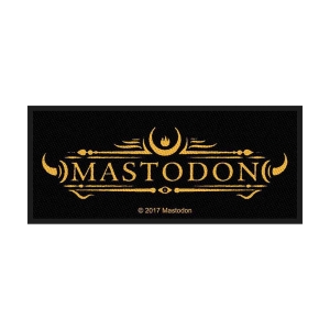 Mastodon - Logo Standard Patch i gruppen MERCHANDISE / Merch / Hårdrock hos Bengans Skivbutik AB (5516839)