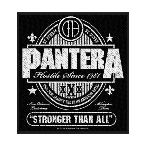 Pantera - Stronger Than All Retail Packaged Patch i gruppen MERCHANDISE / Merch / Hårdrock hos Bengans Skivbutik AB (5516841)