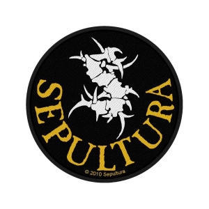 Sepultura - Circular Logo Standard Patch i gruppen MERCHANDISE / Merch / Hårdrock hos Bengans Skivbutik AB (5516853)