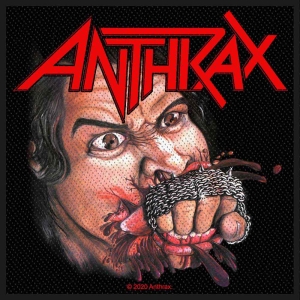 Anthrax - Fistful Of Metal Standard Patch i gruppen MERCHANDISE / Tygmärke / Hårdrock hos Bengans Skivbutik AB (5516860)