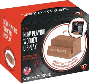 Vinyltonic - Now Playing Wooden Stand i gruppen ÖVRIGT / Vinyltillbehör hos Bengans Skivbutik AB (5516868)