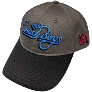 The Beach Boys - '65 Grey/Bl Baseball C i gruppen MERCHANDISE / Keps / Pop-Rock hos Bengans Skivbutik AB (5517601)