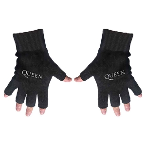 Queen - Logo Fingerless Gloves i gruppen MERCHANDISE / Merch / Pop-Rock hos Bengans Skivbutik AB (5517618)