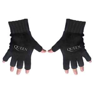 Queen - Logo Fingerless Gloves i gruppen MERCHANDISE / Merch / Pop-Rock hos Bengans Skivbutik AB (5517618)