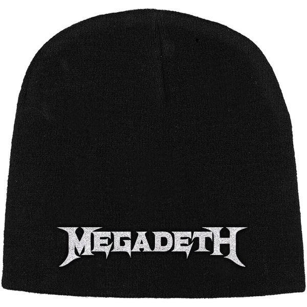 Megadeth - Unisex Beanie Hat: Logo (Black) i gruppen MERCHANDISE / Merch / Hårdrock hos Bengans Skivbutik AB (5517623)