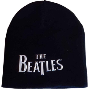 The Beatles  - Beanie Hat: Drop T Logo (Silver) i gruppen MERCHANDISE / Merch / Pop-Rock hos Bengans Skivbutik AB (5517636)
