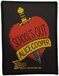 Alice Cooper - Patch School's Out (10,1 X 7,8) Cm) i gruppen MERCHANDISE / Tygmärke / Hårdrock hos Bengans Skivbutik AB (5517864)