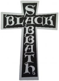 Black Sabbath - Patch Cross Logo Cut Out (10 X 7,3 i gruppen MERCHANDISE / Tygmärke / Hårdrock hos Bengans Skivbutik AB (5517870)