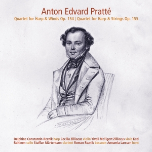 Anton Edvard Pratte - Quartets For Harp & Winds/Strings i gruppen VI TIPSAR / Startsida - CD Nyheter & Kommande hos Bengans Skivbutik AB (5518000)