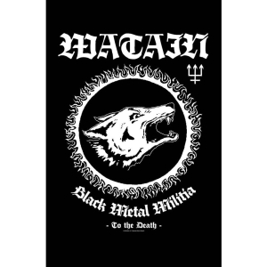 Watain - Black Metal Militia Textile Poster i gruppen MERCHANDISE / Merch / Hårdrock hos Bengans Skivbutik AB (5518153)
