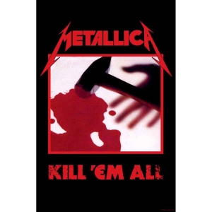 Metallica - Kill Em All Textile Poster i gruppen MERCHANDISE / Merch / Hårdrock hos Bengans Skivbutik AB (5518157)