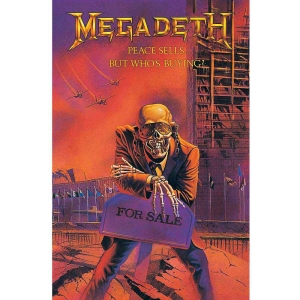 Megadeth - Peace Sells Textile Poster i gruppen MERCHANDISE / Merch / Hårdrock hos Bengans Skivbutik AB (5518159)
