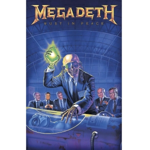 Megadeth - Rust In Peace Textile Poster i gruppen MERCHANDISE / Merch / Hårdrock hos Bengans Skivbutik AB (5518165)