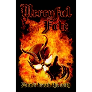 Mercyful Fate - Don't Break The Oath Textile Poster i gruppen MERCHANDISE / Merch / Hårdrock hos Bengans Skivbutik AB (5518169)