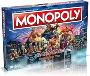 Iron Maiden - Iron Maiden Monopoly i gruppen MERCHANDISE / Sällskapsspel / hos Bengans Skivbutik AB (5518544)