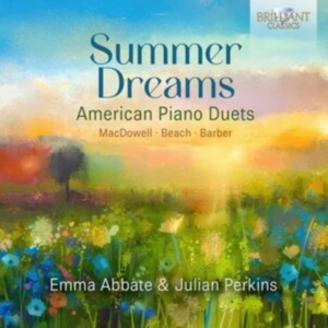 Emma Abbate Julian Perkins - Summer Dreams - American Piano Duet i gruppen CD / Klassiskt hos Bengans Skivbutik AB (5518773)