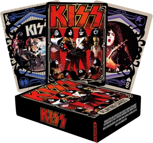 Kiss - Playing Cards (6.5 Cm X 1.75 Cm X 9 i gruppen VI TIPSAR / Fredagsreleaser / 2026-06-19 hos Bengans Skivbutik AB (5519119)